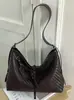 Bolso de Mujer 2026 Verano Nuevo Estilo Casual Marrón Tejido Pequeño Bolso Cruzado Cuero Suave Simple Versátil Bolso de Mano Vintage