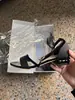 Nuevas Sandalias para Mujer de Tacón Bajo y Grueso con Hebilla Colgante de Pedrería Zapatos para Mujer Sandalias de Tacón Alto Verano 2023