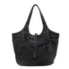 Nova Bolsa Jeans Estilo Coreano Ins Super Popular Versátil Fivela Sob o Braço Feminina Bolsa Tote Bolsa de Ombro Azul Lavado Preto