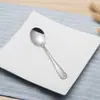 Buena Venta 1010 Acero Inoxidable Cuchara Tenedor Cuchillo Comida Occidental Cuchara para Mezclar Café Hotel Vajilla para el Hogar