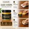 Cera de Cuidado para Madeira com Cera de Abelha Kineshinex 80g Fórmula Natural Nutre e Protege Móveis de Madeira Restaura o Brilho Natural