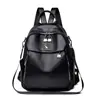 Mochila Fashion Feminina 2025 Nova Mochila Retro Desgastada Roupas Femininas Bolsa de Viagem Mochila de Couro Macio Grande Capacidade