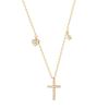 Colar com Pingente de Coração Cruzado com Diamantes Cintilantes em Prata Esterlina 925 para Mulheres, Design Simples Ins Niche, Corrente para Clavícula Cravejada com Diamantes 0104t