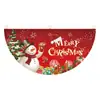 Bandeira de meia-lua de Natal da Amazon, nova, transfronteiriça, bandeira em leque para festas, bandeira decorativa para reuniões, decoração de cena e criação de uma atmosfera festiva