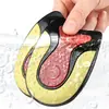 Almofadas de Calcanhar Três Cores para Homens e Mulheres, Macias, Alta Elasticidade, Absorventes de Choque, Palmilhas Esportivas de Meio Número para Calcanhar