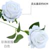 Rosa Simulada Rosa Única Dia dos Namorados Casa Casamento Flor Simulada Flor Falsa Rosa Artificial
