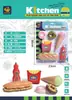 Juguetes de Juego de Rol de Mini Hamburguesas Transfronterizas para Niños, Incluyendo Pizza, Hot Dogs, Papas Fritas y Refresco, Populares Juguetes de Simulación Realista