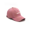 Boné de Baseball Tendência Retrô Estilo Japonês Bordado Inglês para Mulheres, Estilo de Hong Kong Unissex Casual Versátil High Street Casual Boné de Baseball para Homens
