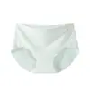 Ropa interior femenina sin costuras de secado rápido de cintura media, ligera, transpirable, sensación fresca, entrepierna extendida, no pellizca, ropa interior femenina 2183
