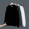 Moletom masculino outono e inverno, solto e grosso, pulôver com gola redonda, camiseta de manga longa, tamanho grande, moderno e versátil para usar como peça externa