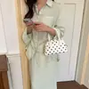 Nova Bolsa de Ombro Único Estilo Comutação Estilo Coreano Moda Feminina Casual Leve Bolsa Transversal Bolinhas 2026