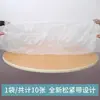 Mantel Desechable con Bordes Elásticos, Impermeable, Resistente al Aceite, No Lavable, Engrosado, Grado Alimenticio, Mantel de Película Plástica para Banquetes