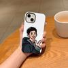 Funda para teléfono móvil Apple 16 para pareja, iphone 15, promax, Filin 14, soporte 13, dos en uno, 12, dibujos animados 11