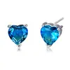Pendientes pendientes oro rosa Esmeralda Roja piedra turmalina amor pendientes de piedra joyería europea y americana una generación de cabello