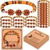 20 Peças Pulseira Esportiva Pingente Empilhável Pulseira de Contas de Argila Macia Bola Azul Futebol Pulseira Esportiva de Futebol