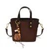 Bolsa Saco Vintage de Camurça para Mulheres, Novo Modelo Outono 2026, Grande Capacidade, Versátil e Fashion, Adequada para o Dia a Dia, Bolsa de Mão e Transversal