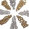 Liga de ouro antiga oca suporte de flor espaçador conta de tampa de conta tampa de conta antigo DIY passo balançar grampo de cabelo acessórios de coroa