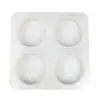 Molde de silicone de quatro furos para Limão Laranja, molde para assar bolo, decoração com epóxi, molde de sabonete artesanal DIY de silicone