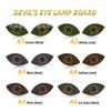 Novas Luzes de Olho de LED para Carro Luzes de Aviso Multimodo para Carro Luzes Traseiras Antirroubo Espelho Retrovisor Interativo