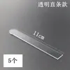Bastão para Experimentar Brincos Suporte de Exibição de Brincos Adereços para Sala de Transmissão ao Vivo Rack de Acrílico Brincos de Pino Suporte para Transmissão ao Vivo Ferramenta Transparente para Experimentar