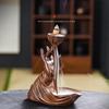 Yu Lianhua shengliu queimador de incenso, novo produto produzido pelo jardim de cerâmica Xiangyi, queimador de incenso de fumaça de refluxo, forno de cerâmica vermelha, estilo retrô