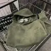 Sudadera Gruesa de Gamuza para Hombre, Estilo Otoño e Invierno, Marca de Moda, Estilo Americano Genial, Chaqueta con Capucha Gruesa Holgada Oversize