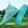 Venda Direta do Fabricante Sapatos de Futebol de Cano Alto Transfronteiriços Antiderrapantes Resistentes ao Desgaste para Adultos Com Cravos Longos e Curtos Competição em Campo de Grama Treinamento Sapatos de Futebol