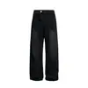 Yidao Vintage 26 Primavera Nuevo Estilo Callejero Americano Marca de Tendencia Nicho Diseño de Bolsillo Doble Jeans Lavados Holgados