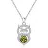 Collar Versátil de Plata de Ley S925 Europea y Americana Transfronterizo con Doce Piedras de Nacimiento Colgante Moda Amazon Cadena para Clavícula