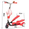 Flash de música Crianças pedal três rodas asa dupla patinete flash de energia roda larga fabricantes atacado direto
