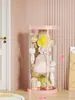 Balde de Armazenamento de Bonecas Artefato de Armazenamento de Brinquedos de Pelúcia Recipiente Cilindro Transparente de Grande Capacidade para Figuras de Crianças Caixas Cilíndricas