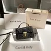 Dropshipping Nicho Estilo Ballet Borboleta Bolsa Quadrada Pequena 2026 Outono e Inverno Nova Bolsa Caixa de Alto Padrão Atacado