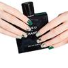 Fabricante de Pegatinas para Uñas, Verde Fresco, Impermeables, Buena Adhesión, Pegatinas para Uñas Cielo Estrellado de Cobertura Completa