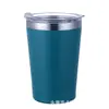 Nueva Taza de Leche de Acero Inoxidable 304 Oficina Vacío Doble Capa Simple Taza Térmica Portátil Mini Taza de Color Puro