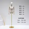 Tienda de ropa accesorios para maniquíes de hombro plano maniquí femenino de medio cuerpo ventana maniquí de cuerpo entero hombro en ángulo recto base engrosada soporte de exhibición