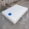 Tanque de agua de tapa plana para uso en exteriores, adecuado para almacenar agua para duchas, tanque de agua montado en camión para lavar frenos, engrosado y de gran capacidad