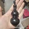 Pingente de Cabacinha de Sândalo Verde para Segurar na Mão, Escultura em Madeira Maciça de Sândalo Roxo Feita Sob Medida, Enfeite de Madeira para Pendurar, Chaveiro de Cabacinha