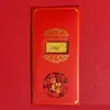 Lingote de Oro Zodiacal Conmemorativo Sobre Rojo Regalo de Negocios Seguro Corporativo Banco Año Nuevo Buena Suerte Saludos de Año Nuevo Souvenir