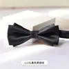 Pajarita para Hombre Boda Novio Padrino Banquete Fiesta Cabeza Plana Pajarita Vestido Formal Casual Negocios Caballero Doble Corbata