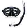 Promoción de Ola Set Profesional de Dos Piezas de Equipo para Snorkel Gafas de Buceo Tubo de Respiración Marco Grande Campo de Visión Amplio