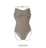 FONTE Factory 2023 novo maiô de uma peça feminino estilo coreano top de tubo estilo estilo conservador emagrecimento barriga cobrindo maiô de primavera quente