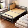 2026 Novo Modelo Cama Dobrável de Madeira Maciça Sem Instalação para Intervalo de Almoço no Escritório, Cama Dobrável para Adultos para Uso Doméstico, Cama de Casal Dobrável