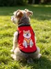 Nuevo Chaleco Estampado de Dibujos Animados Iins Fresco y Transpirable para Perros Pequeños, Adecuado para Todas las Estaciones