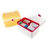 Caja de Medicina Portátil de Plástico, Botiquín de Primeros Auxilios para el Hogar, Gran Capacidad, Caja Médica con Logotipo Personalizado, Caja de Almacenamiento de Medicamentos, Venta al por Mayor por Fabricante