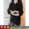 Top Retro Americano con Textura de Escamas de Dragón de Manga Larga para Hombres y Mujeres, Holgado, Dinámico, Ligero, Cuello Henley, Estilo Perezoso