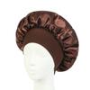 Touca de Cetim de Borda Larga e Alta Elasticidade Transfronteiriça da Amazon para Salão de Beleza Feminino, Chapéu para Cuidados com o Cabelo, Touca para Confinamento/Quimioterapia
