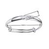 Pulsera Yihua Longfeng Fu Chengxiang Pared Interior Sólida con Carácter Fu Estilo Empuje-Tire Estilo Étnico Pulsera de Dragón y Fénix con Carácter Fu