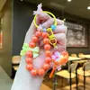 Llavero de Paleta con Cuentas Infundida en Aceite, Colgante de Cadena para Teléfono de Coche con Arena Líquida, Decoración para Bolso de Pareja, Pequeño Regalo al por Mayor