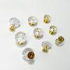 Manija acrílica transparente para muebles, armario, cajón, un solo agujero, plástico, accesorios de ferretería, fabricantes, en stock