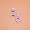 Deslizador de Cierre de Nylon en Stock con Lindo Diseño de Corazón Hueco
